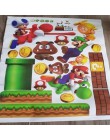 Si Di Ke dibujos animados en 3D Super Mario Bros pegatinas de pared para niños habitaciones chicos regalos a través de la pared 
