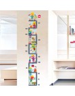 Pegatina de pared de medición de altura de Robot para niños decoración de la habitación de los niños tabla de crecimiento etique