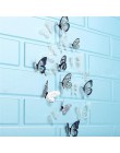 36 Uds 3D negro blanco mariposa pegatina arte pared calcomanía Mural decoración del hogar niños habitaciones fiesta boda decorac