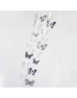 36 Uds 3D negro blanco mariposa pegatina arte pared calcomanía Mural decoración del hogar niños habitaciones fiesta boda decorac