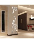 Círculo creativo anillo acrílico cristal espejo pegatinas de pared DIY 3D calcomanía pared decoración del hogar dormitorio sala 