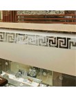 10 unids/lote cintura geométrica 3D espejo pegatina de pared para techo sala de estar dormitorio mural acrílico calcomanías de p