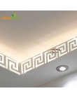 10 unids/lote cintura geométrica 3D espejo pegatina de pared para techo sala de estar dormitorio mural acrílico calcomanías de p