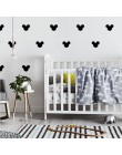 Pequeño Mickey adhesivo pared ratón para habitación de niños bebé pegatinas decorativas para el dormitorio taza patrón decorativ
