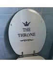 Vinilo creativo el trono divertido interesante pegatina de pared de baño Baño para decoración del hogar calcomanía póster Fondo 
