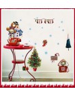 DIY Feliz Navidad pegatinas de pared decoración árbol para regalo ventana pegatinas de vinilo extraíbles pegatinas de pared deco