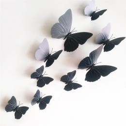 12 Uds. Decoración creativa de la boda nevera 3D mariposa decoración Wall Sticke Kids Window Shop ETH002. Decoración de casa