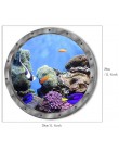 5 estilos de pegatinas de pared de peces sumergibles pegatina impermeable de tortuga delfín para la decoración de la lavadora pa
