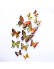 12 pzs pegatinas para pared de mariposas 3D de doble capa, dorado/plateado, decoración para el hogar, mariposas holográficas en 