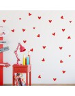 22 unids/set pequeño corazón amor decoración para el hogar etiqueta de la pared dormitorio vinilo arte Mural decoración del hoga