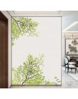Árbol Verde rama pegatina de la pared vinilo sala de estar pegatinas de la pared decoración de la pared del hogar cartel vinilos