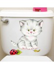 Pegatinas de pared para gatos de 20*30cm para habitación de niños, baño, decoración del hogar, calcomanías de pared de animales 