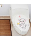 Pegatinas de pared para gatos de 20*30cm para habitación de niños, baño, decoración del hogar, calcomanías de pared de animales 