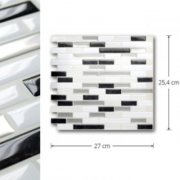 Vividtiles patrón de madera fácil de DIY autoadhesivo de fondo de vinilo de salpicaduras 3D pelar y pegar azulejos de pared
