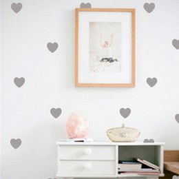 Calcomanías de pared de corazones pequeños calcomanías de pared, decoración de hogar extraíble calcomanías de pared de habitació