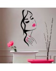 Salón de belleza peluquería decoración de la habitación mano chica cara pegatina de pared tienda de uñas decoración diseño póste