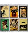 Clásico película Fight Club/Pulp Fiction/brillante/Kill Bill póster clásico pegatinas de pared para la decoración del hogar de l
