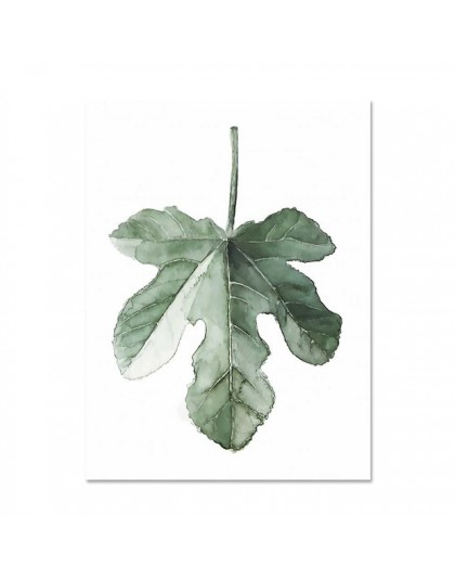 Zona de arte hojas de plantas tropicales lienzo impresión arte cartel nórdico pared con planta verde imágenes niños habitación p