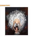 CHENISTORY bailarina de Ballet sin marco pintura DIY por números pintura acrílica sobre lienzo pintura al óleo pintada a mano pa