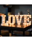 Letras del alfabeto luces LED marquesina signo número lámpara decoración noche luz para fiesta dormitorio boda cumpleaños Navida