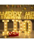 Letras del alfabeto luces LED marquesina signo número lámpara decoración noche luz para fiesta dormitorio boda cumpleaños Navida