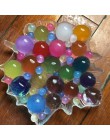 12 tamaño forma de perla suelo de cristal, barro creciente brillo bolas de gel agua cuentas casa Decoración