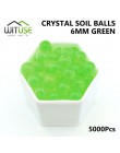 5000 unids/lote de perlas de agua de suelo de cristal, semillas de Gel hidrogel, flujo de lodo, crecimiento de bolas de agua, bu