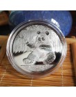 Monedas Panda grande Baobao China colección conmemorativa arte regalo negro y blanco oso lindo oro plata color