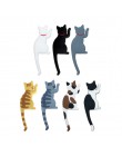 1 Uds. De animales de dibujos animados de silicona gato lindo imanes de nevera pizarra pegatina imanes de refrigerador regalos p