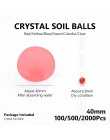 WITUSE 100 unids/lote gran hidrogel en forma de perla grande 3-4cm cristal suelo agua cuentas barro crecimiento bola boda cultiv