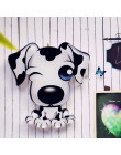Gran venta lindo Popular de alta calidad 1 PC adhesivo magnético acrílico decoración del hogar perro mascota dibujos animados im