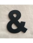 9 cm/3,54 "PVC negro letras superiores en inglés pared Interior jardín boda letras decorativas respetuosas con el medio ambiente