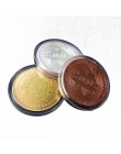 Moneda de Bitcoin chapada en oro regalo coleccionable casascio Bit Coin Colección de Arte de monedas BTC monedas de oro físico c