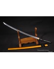 Acero de alto carbono espada japonesa auténtica Katana completa Tang navaja afilada dragón guardia oro madera funda-41 pulgadas