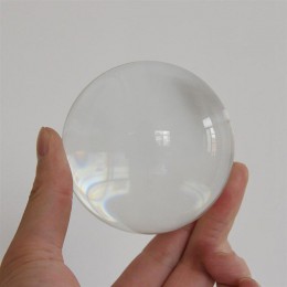 Puro redondo de 50mm rara magia Natural curación esfera bola de cristal de cuarzo bolas Feng Shui y bola globo poderoso decoraci