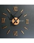 Reloj de números para pared Digital Roma diy 3d espejo silencioso acrílico breve Quieten DIY Reloj de pared diseño moderno al po
