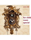 Reloj de cuco sala de estar Reloj de pared pájaro Cuco reloj despertador reloj moderno breve niños unicornio decoraciones hogar 