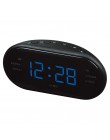 17*6*8,5 cm moderno AM/FM LED Reloj Radio electrónico de escritorio despertador relojes de mesa Digital Función de dormir