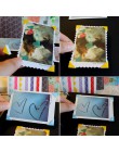 102 Uds./hoja nuevas pegatinas de PVC DIY esquina colorida álbum de recortes papel foto Marco de álbumes decoración de la imagen