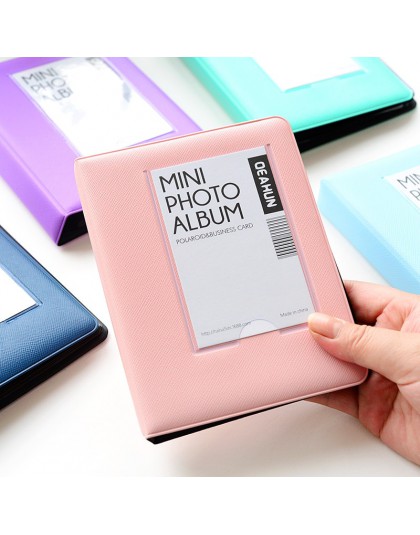 64 bolsillos Mini álbum para fotos instantáneas de tipo Polaroid caso de imagen para Fujifilm Instax Mini película s 7s 8 s 8 25