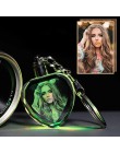 Álbum de fotos de cristal de imagen de diseño personalizado con iluminación LED de Color cambiante con láser octogonal grabado á
