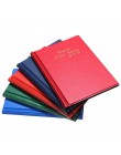 Popular estilo de moda 120 aberturas soportes de monedas álbum libro organizador de dinero bolsas de almacenamiento lindo colore