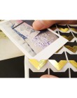 1 pieza DIY Vintage Corner kraft papel pegatinas para álbumes de fotos álbum de recortes para decoración de Marcos decoración de
