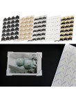 24 piezas colorido DIY Photo Corner Scrapbook multifunción papel foto Marco de álbumes imagen decoración PVC pegatinas