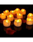 Paquete de 12 velas de Año Nuevo remotas o no remotas, luces de té Led alimentadas por batería, Candelitas falsas Led vela LUZ D