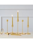 Candelabros de Metal candelabro de oro de moda de boda candelabro exquisito MESA DE NAVIDAD decoración para el hogar