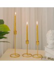 Candelabros de Metal candelabro de oro de moda de boda candelabro exquisito MESA DE NAVIDAD decoración para el hogar