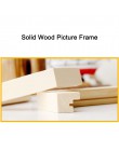 Naturaleza sólida Simple marco de madera A4 A3 negro blanco madera Color foto marco con esteras para accesorios de montaje en pa