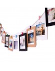 10 Uds 5 pulgadas DIY moderno marco de fotos combinado para pared colgante fotos foto álbum decoración marcos de papel con Clips