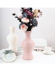 Cesta de flores de estilo nórdico florero de Origami florero de plástico mini botella imitación cerámica florero decoración hoga